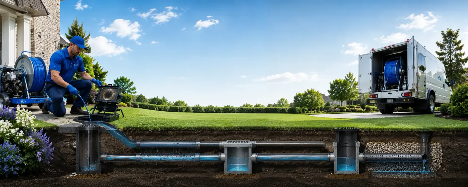 Outdoor drain cleaning information for Ray Brook, NY